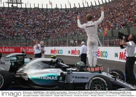 Motorsports: FIA Formula One World Championship WM Weltmeisterschaft 2015, Grand Prix of Mexico, 6 Nico Rosberg (GER, Mercedes AMG Petronas Formula One Team), xHOCHxZWEIx