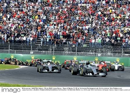 Race of Mexico F1 GP at Hermanos Rodriguez circuit. In this picture, Nico Rosberg and Lewis Hamilton. xRUBIOx  RV RACING PRESS