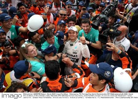 Motorsports: FIA Formula One World Championship WM Weltmeisterschaft 2015, Grand Prix of Mexico, 6 Nico Rosberg (GER, Mercedes AMG Petronas Formula One Team), xHOCHxZWEIx