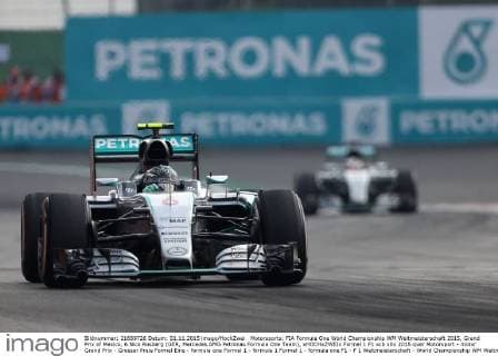 Motorsports: FIA Formula One World Championship WM Weltmeisterschaft 2015, Grand Prix of Mexico, 6 Nico Rosberg (GER, Mercedes AMG Petronas Formula One Team), xHOCHxZWEIx