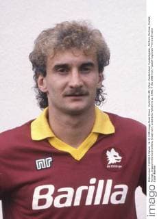 Rudi VOELLER, Völler, Deutschland, Fussballspieler, AS Rom, Portraet, Porträt, Portrait, angeschnittenes Einzelbild, Einzelmotiv, undatierte Aufnahme ca. 1988, Â