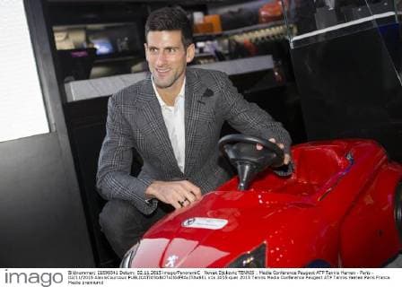 Novak Djokovic TENNIS : Media Conference Peugeot ATP Tennis Herren - Paris - 02 11 2015 AlexisCourcoux 