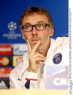Laurent Blanc, Paris St Germain, PSG, attend press conference PK Pressekonferenz before the Champions League match. xJOSExA.xGARCIAx 