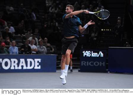 Benoit Paire (Fra) TENNIS : BNP PARIBAS MASTERS 2015 - 02 11 2015 TennisMagazine 