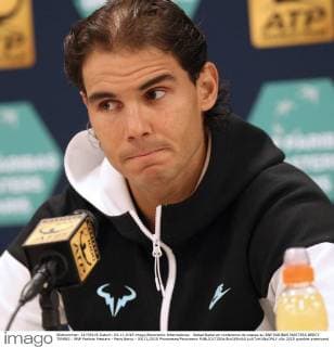Rafael Nadal en conference de presse au BNP PARIBAS MASTERS BERCY TENNIS : BNP Paribas Masters - Paris Bercy - 03 11 2015 Photonews Panoramic 