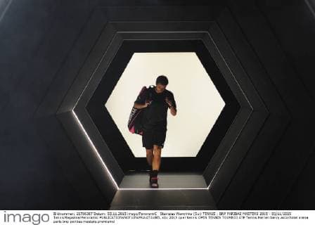 Stanislas Wawrinka (Sui) TENNIS : BNP PARIBAS MASTERS 2015 - 03 11 2015 TennisMagazine Panoramic 