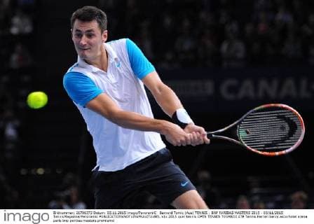 Bernard Tomic (Aus) TENNIS : BNP PARIBAS MASTERS 2015 - 03 11 2015 TennisMagazine Panoramic 