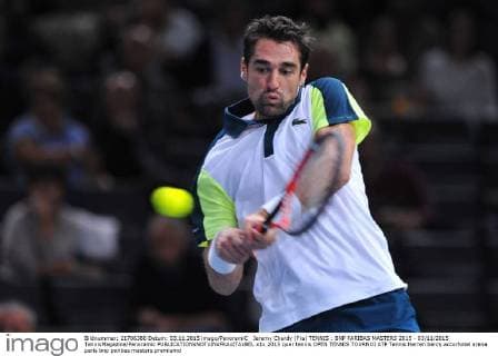 Jeremy Chardy (Fra) TENNIS : BNP PARIBAS MASTERS 2015 - 03 11 2015 TennisMagazine Panoramic 