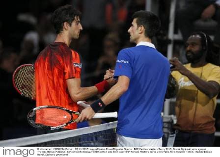 BNP Paribas Masters Bercy 2015, Novak Djokovic wins against Thomaz Belluci 