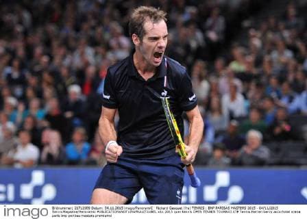 Richard Gasquet (fra) TENNIS : BNP PARIBAS MASTERS 2015 - 04 11 2015 TennisMagazine Panoramic 