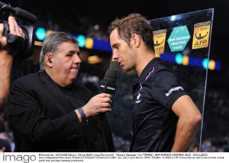 Richard Gasquet (fra) TENNIS : BNP PARIBAS MASTERS 2015 - 04 11 2015 TennisMagazine Panoramic 