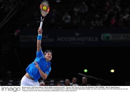 Tennis, ATP-Turnier in Paris Kei Nishokori (JPN) TENNIS : BNP Paribas Masters - Paris - ATP Tennis Herren - 04 11 2015 Tennismag Panoramic 