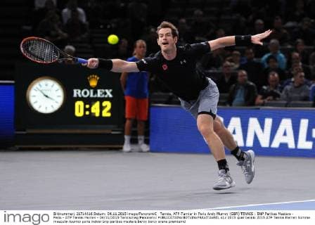 Tennis, ATP-Turnier in Paris Andy Murray (GBR) TENNIS : BNP Paribas Masters - Paris - ATP Tennis Herren - 04 11 2015 Tennismag Panoramic 
