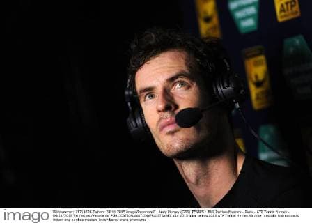 Andy Murray (GBR) TENNIS : BNP Paribas Masters - Paris - ATP Tennis Herren - 04 11 2015 Tennismag Panoramic 