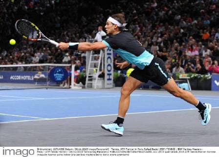 Tennis, ATP-Turnier in Paris Rafael Nadal (ESP) TENNIS : BNP Paribas Masters - Paris - ATP Tennis Herren - 04 11 2015 Tennismag Panoramic 