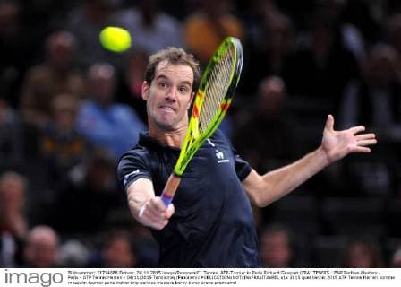 Tennis, ATP-Turnier in Paris Richard Gasquet (FRA) TENNIS : BNP Paribas Masters - Paris - ATP Tennis Herren - 04 11 2015 Tennismag Panoramic 
