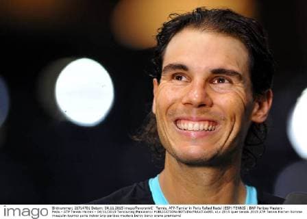 Tennis, ATP-Turnier in Paris Rafael Nadal (ESP) TENNIS : BNP Paribas Masters - Paris - ATP Tennis Herren - 04 11 2015 Tennismag Panoramic 