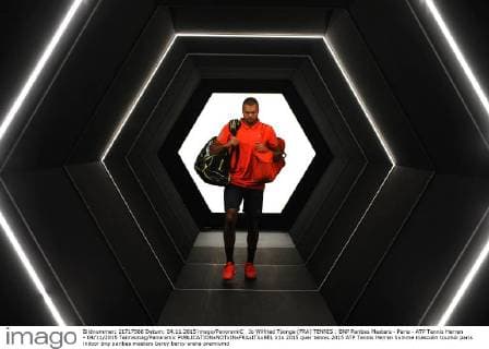 Jo Wilfried Tsonga (FRA) TENNIS : BNP Paribas Masters - Paris - ATP Tennis Herren - 04 11 2015 Tennismag Panoramic 