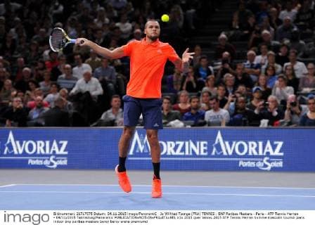 Jo Wilfried Tsonga (FRA) TENNIS : BNP Paribas Masters - Paris - ATP Tennis Herren - 04 11 2015 Tennismag Panoramic 