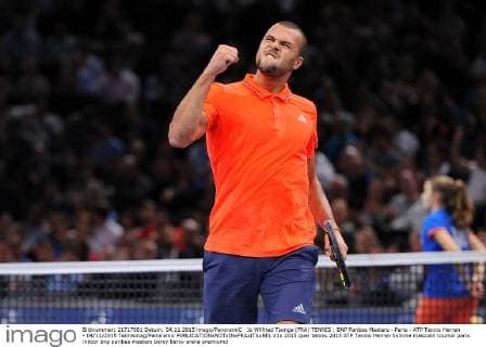 Jo Wilfried Tsonga (FRA) TENNIS : BNP Paribas Masters - Paris - ATP Tennis Herren - 04 11 2015 Tennismag Panoramic 