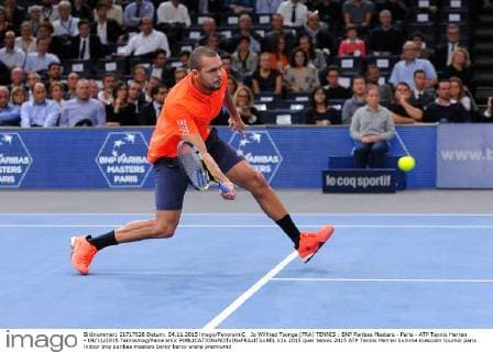 Jo Wilfried Tsonga (FRA) TENNIS : BNP Paribas Masters - Paris - ATP Tennis Herren - 04 11 2015 Tennismag Panoramic 