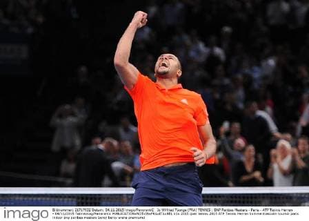 Jo Wilfried Tsonga (FRA) TENNIS : BNP Paribas Masters - Paris - ATP Tennis Herren - 04 11 2015 Tennismag Panoramic 