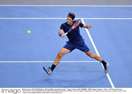 Roger Federer (SUI) TENNIS : BNP Paribas Masters - Paris - ATP Tennis Herren - 04 11 2015 Tennismag Panoramic 