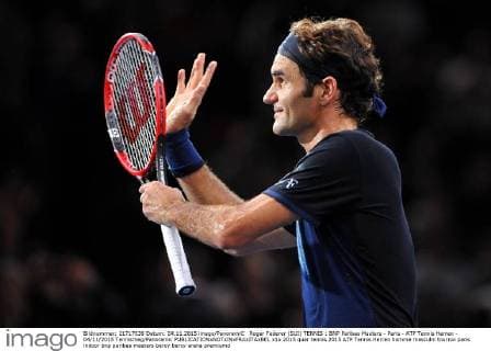Roger Federer (SUI) TENNIS : BNP Paribas Masters - Paris - ATP Tennis Herren - 04 11 2015 Tennismag Panoramic 