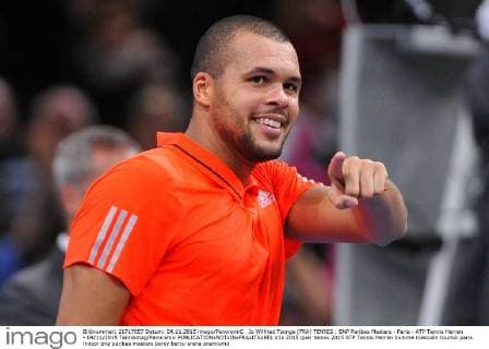 Jo Wilfried Tsonga (FRA) TENNIS : BNP Paribas Masters - Paris - ATP Tennis Herren - 04 11 2015 Tennismag Panoramic 