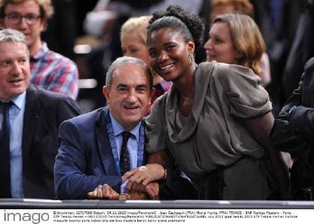 Jean Gachassin (FRA) Muriel Hurtis (FRA) TENNIS : BNP Paribas Masters - Paris - ATP Tennis Herren - 04 11 2015 Tennismag Panoramic 