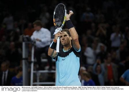BNP Paribas Masters Bercy 2015, Rafael Nadall wins against Lukas Rosol 