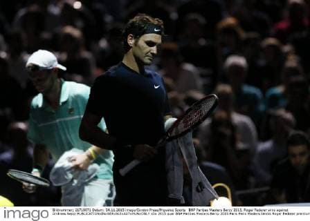 BNP Paribas Masters Bercy 2015, Roger Federer wins against Andreas Seppi 