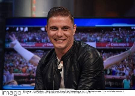 Joaquin Sanchez Rodriguez (Betis Sevilla) attends to the El Hormiguero tv show. 