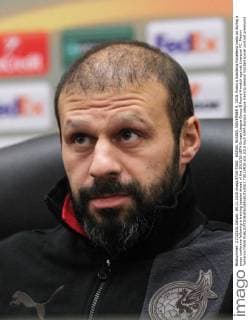 KAZAN, RUSSIA. NOVEMBER 4, 2015. Rubin s Gokdeniz Karadeniz looks on during a press conferene following a training session ahead of the 2015 16 UEFA Europa League Group B Round 4 match against Liverpool FC. Maxim Tumanov TASS  TS0114DE