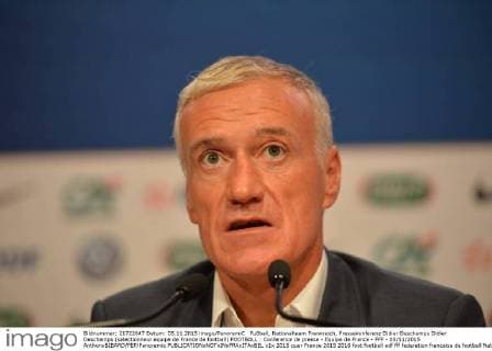 Fußball, Nationalteam Frankreich, Pressekonferenz Didier Deschamps Didier Deschamps (selectionneur equipe de France de football) FOOTBALL : Conference de presse - Equipe de France - FFF - 05 11 2015 AnthonyBIBARD FEP Panoramic 