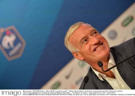 Fußball, Nationalteam Frankreich, Pressekonferenz Didier Deschamps Didier Deschamps (selectionneur equipe de France de football) FOOTBALL : Conference de presse - Equipe de France - FFF - 05 11 2015 AnthonyBIBARD FEP Panoramic 