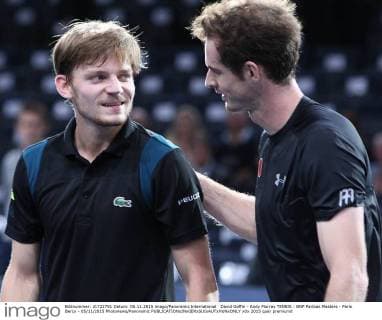 David Goffin - Andy Murray TENNIS : BNP Paribas Masters - Paris Bercy - 05 11 2015 Photonews Panoramic 