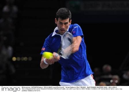 Novak Djokovic (Ser) TENNIS : BNP PARIBAS MASTERS 2015 - 05 11 2015 TennisMagazine Panoramic 