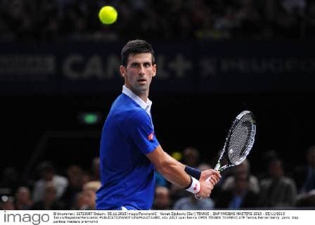 Novak Djokovic (Ser) TENNIS : BNP PARIBAS MASTERS 2015 - 05 11 2015 TennisMagazine Panoramic 