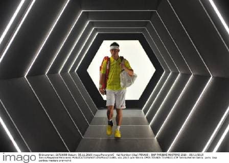 Kei Nishikori (Jap) TENNIS : BNP PARIBAS MASTERS 2015 - 05 11 2015 TennisMagazine Panoramic 