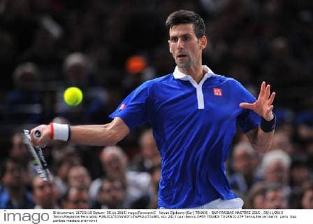 Novak Djokovic (Ser) TENNIS : BNP PARIBAS MASTERS 2015 - 05 11 2015 TennisMagazine Panoramic 