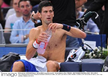 Novak Djokovic (Ser) TENNIS : BNP PARIBAS MASTERS 2015 - 05 11 2015 TennisMagazine Panoramic 