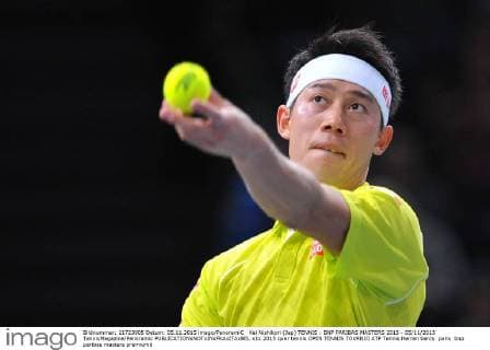 Kei Nishikori (Jap) TENNIS : BNP PARIBAS MASTERS 2015 - 05 11 2015 TennisMagazine Panoramic 