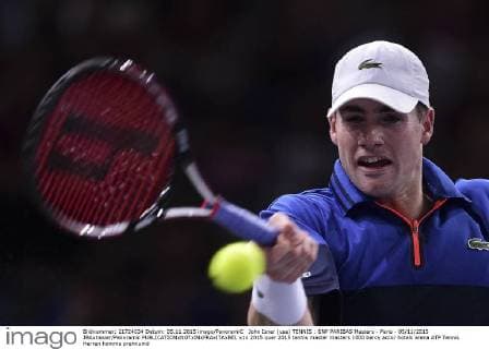 John Isner (usa) TENNIS : BNP PARIBAS Masters - Paris - 05 11 2015 JBAutissier Panoramic 