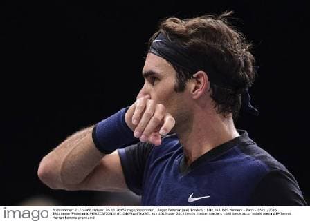 Roger Federer (sui) TENNIS : BNP PARIBAS Masters - Paris - 05 11 2015 JBAutissier Panoramic 