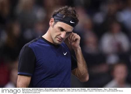 Roger Federer (sui) TENNIS : BNP PARIBAS Masters - Paris - 05 11 2015 JBAutissier Panoramic 