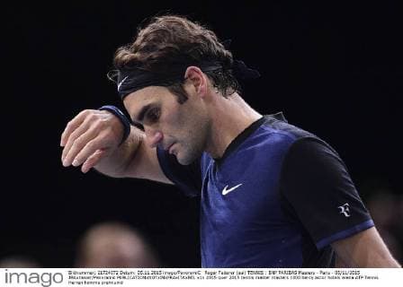 Roger Federer (sui) TENNIS : BNP PARIBAS Masters - Paris - 05 11 2015 JBAutissier Panoramic 