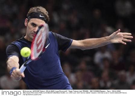 Roger Federer (sui) TENNIS : BNP PARIBAS Masters - Paris - 05 11 2015 JBAutissier Panoramic 