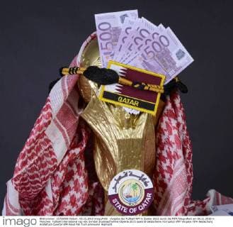 Vergabe der Fußball WM in Quatar 2022 durch die FIFA fotografiert am 05.11.2015 in München. Fußball International