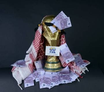 Vergabe der Fußball WM in Quatar 2022 durch die FIFA fotografiert am 05.11.2015 in München. Fußball International